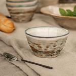 Lot de 6 coupelle conique en grès réactif d10