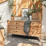 Commode 6 tiroirs en acacia - bois clairGAIA