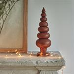 Sapin décoratif à poser contemporain en polyrésine H26cm - naturelMAGOS