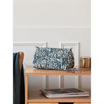 Trousse de toilette tissu indien imprimé marine