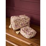 Trousse de toilette matelassée en tissu indien