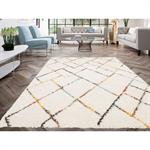 Tapis poils longs ELOISE motifs graphiques multicolore 160x230  BOBOCHIC