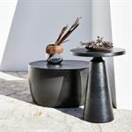 Bout de canapé en aluminium - noir D51xH60cmJAMUI