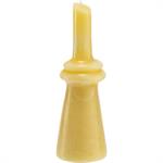 Bougie déco contemporaine H26cm - beigeDOLYA