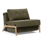 INNOVATION LIVING Fauteuil design SOFABED CUBED 02 WOOD convertible lit 200x90