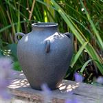 Vase amphore en faïence H27cm - noirZOUADA