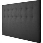 Tête de lit capitonnée en tissu L160cm - gris coutureCATALINA