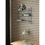 Étagère murale en métal peint