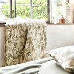 Edredon en coton motif végétal 100x180cm - beigeALLORO