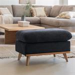 Pouf en tissu crown - bleu calabrunCAPIA