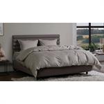 Housse de couette en coton jacquard Home by TEMPUR® Luxe Beige 240 x 260 CM