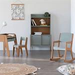 Chaise enfant en acacia - vert olivierRAPHAEL