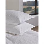 Taie d'oreiller en coton jacquard Home by TEMPUR® Luxe Blanc 70 x 50 CM