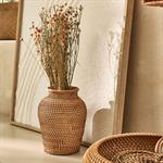 Vase en rotin H20cm - naturelARLAY