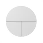 Secrétaire mural blanc Pill - Emko