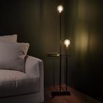 Lampadaire en métal  H135cm - noirLECTO