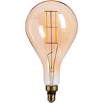 Ampoule LED géante ambre D16cm culot E27GOUTTE