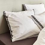 Lot de 2 taies d'oreiller en percale de coton 65x65cm - blancKISSOS