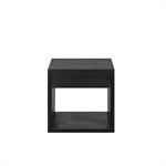 Table de chevet avec tiroir en bouleau noir