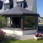 Vue extérieure d'une extension