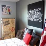 Chambre ado sur le thème des Etats Unis d'Amérique
