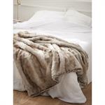 Plaid imitation fourrure