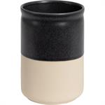 Pot à ustensiles de cuisine en grès D13cm - grisMARBRE