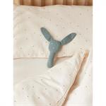 Hochet lapin gaze de coton bio vert