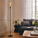 Pied de lampadaire en métal - noir H146cmNANS