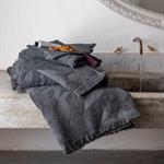 Lot de 2 serviettes invité en coton - vert cèdre 30x50cmRYAD