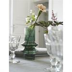 Vase Rétro en verre strié