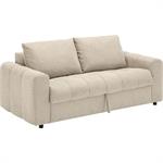 Canapé 3 places convertible en tissu Loft - beige roucasATHOS