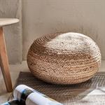Pouf en jute D50xH20cm - naturelNAÏA
