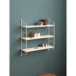 Étagère murale en métal peint