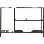 Console 3 plateaux en métal - vert cèdreZEBUL