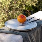 Lot de 6 assiette plate en grès d27