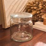Boîte déco avec couvercle en verre D11cm - transparentMOSCALA