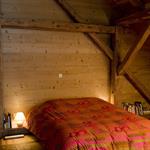 Chambre installée en mezzanine