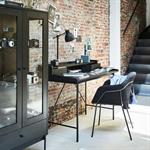 Bureau en bois L120cm - noirLIRA