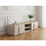 Meuble TV 1 porte 1 tiroir 170 cm ENYRA beige   BOBOCHIC