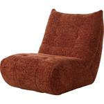 Fauteuil en tissu chenille - brun rustrelSCALO