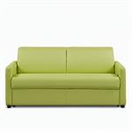 Canapé convertible express DAY 120 cm métal mono assise matelas 22 cm polyuréthane vert