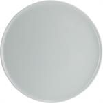 Lot de 6 assiette plate spirale en porcelaine d26cm - blanc 