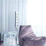 Coin détente argenté