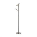 Lampadaire LED en Métal Gris