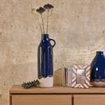 Vase pichet en faïence H51cm - bleuPALOMINA