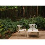 Salon de jardin RHODES avec table basse carrée 80 cm 