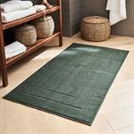 Tapis de bain en coton - vert cèdre 60x110cmAZUR