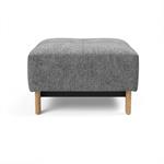 INNOVATION LIVING  Pouf design PYXIS EXCESS Twist Charcoal 65*65 cm