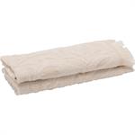 Lot de 2 serviettes invités en coton motif floral 30x50cm - blanc écruALLORO